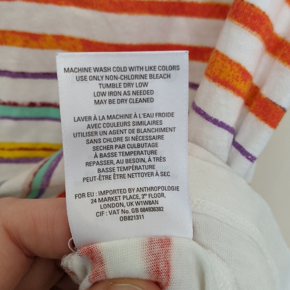 Sold! Postmark Anthropologie Striped Payette Shirt - Picture 5 of 7